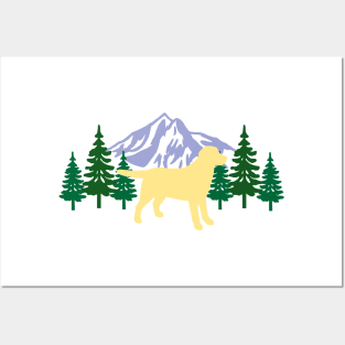 Yellow Labrador Evergreen Posters and Art